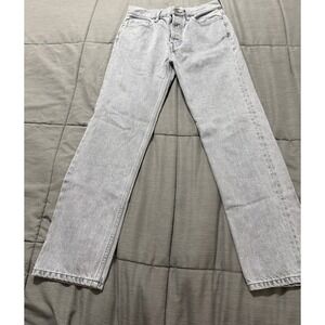 Everlane "the‎ Relaxed Straight Jean," Rigid Slouch, Grey, Women's Sz 24Regular